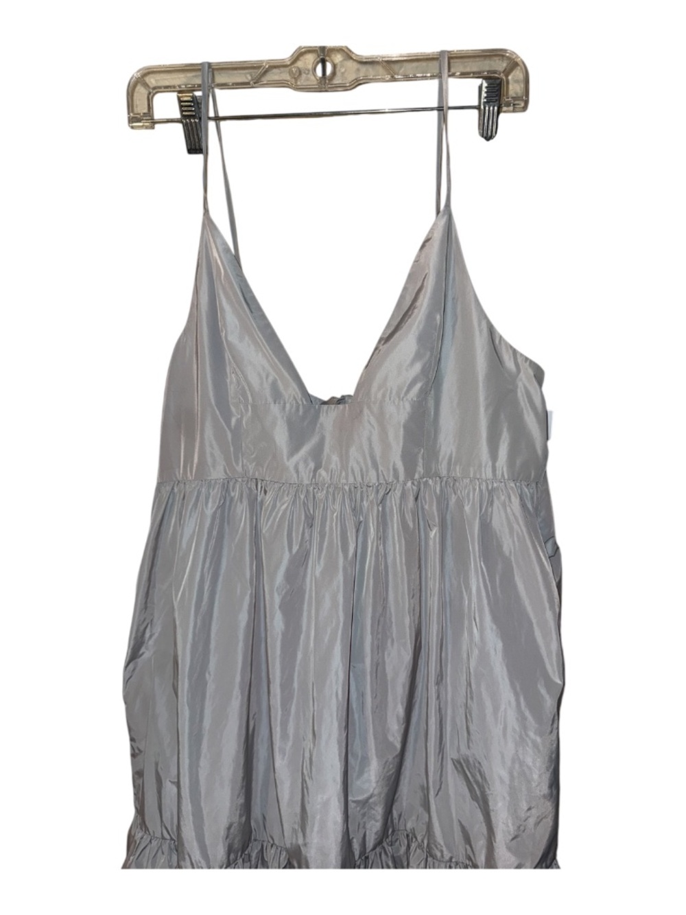 Modern Citizen Oralia Taffeta Tiered Maxi Dress L - Picture 4 of 6